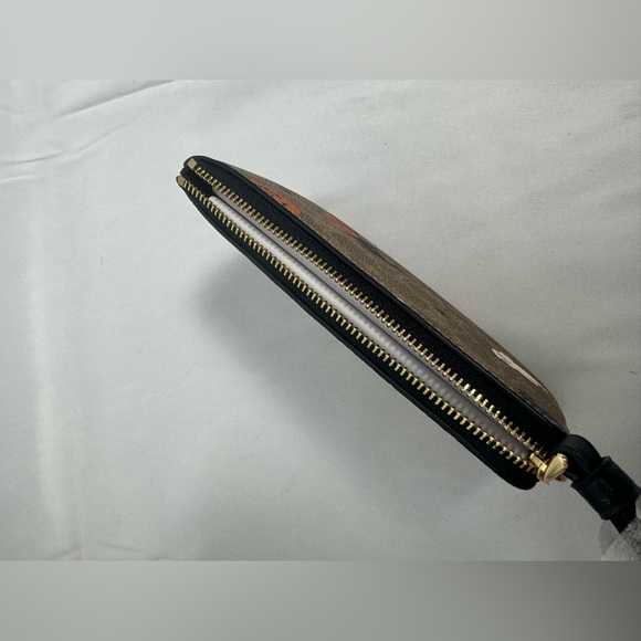 Coach 2024 Halloween Corner Zip Wristlet in Signature Canvas - Picture 6 of 6